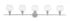Elegant Lighting Collier 5 light in Black and Clear glass Wall sconce Model: LD2326BK