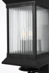 Elegant Lighting Collins 3 Light Wall sconce W9.5 Inch E11.5 Inch H23.5 Inch L3 in Black (1Box) Model: OD316W24BK