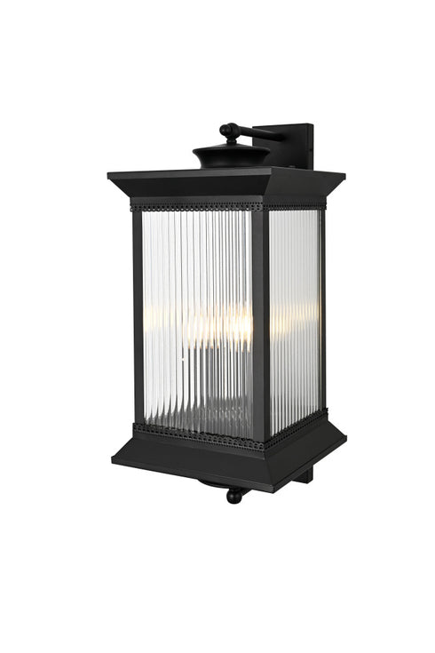 Elegant Lighting Collins 4 Light Wall sconce W12 Inch E14 Inch H27.5 Inch L4 in Black (1Box) Model: OD316W28BK
