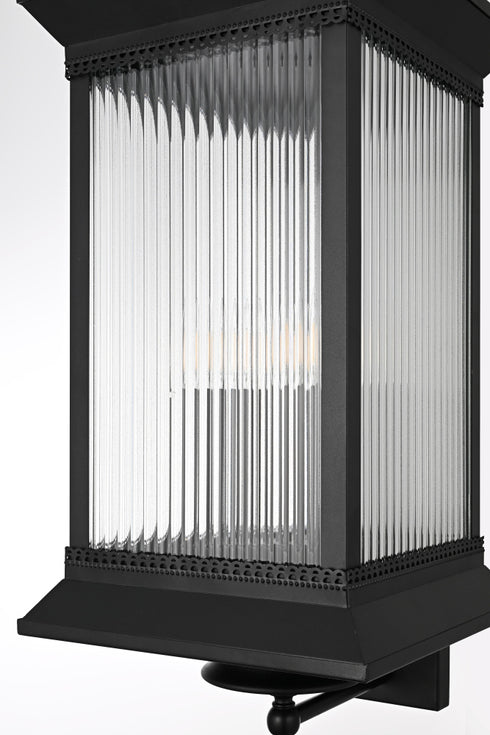 Elegant Lighting Collins 4 Light Wall sconce W12 Inch E14 Inch H27.5 Inch L4 in Black (1Box) Model: OD316W28BK