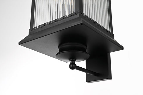 Elegant Lighting Collins 4 Light Wall sconce W12 Inch E14 Inch H27.5 Inch L4 in Black (1Box) Model: OD316W28BK