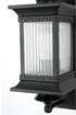 Elegant Lighting Collins 7 inch Outdoor Pendant in Black Model: OD316W19BK