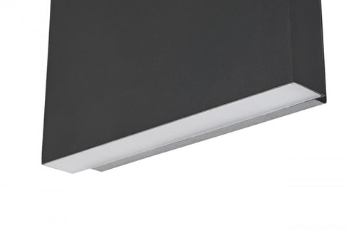 Elegant Lighting Colter 8.5 inch Outdoor Wall Sconce in Black Model: OD508W8BK