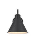 Elegant Lighting Colton 1 Light Wall Sconce W8 Inch xH10 Inch xE10.5 Inch in Black Model: OD803W10BK