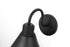 Elegant Lighting Colton 1 Light Wall Sconce W8 Inch xH10 Inch xE10.5 Inch in Black Model: OD803W10BK