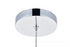 Elegant Lighting Constellation 1 light in Chrome LED Pendant Model: 5200D4C