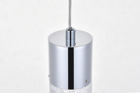 Elegant Lighting Constellation 1 light in Chrome LED Pendant Model: 5200D4C