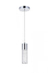 Elegant Lighting Constellation 1 light in Chrome LED Pendant Model: 5200D4C