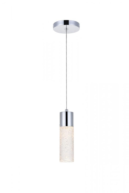 Elegant Lighting Constellation 1 light in Chrome LED Pendant Model: 5200D4C