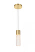 Elegant Lighting Constellation 1 light in Gold LED Pendant Model: 5200D4G