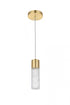 Elegant Lighting Constellation 1 light in Gold LED Pendant Model: 5200D4G