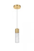 Elegant Lighting Constellation 1 light in Gold LED Pendant Model: 5200D4G