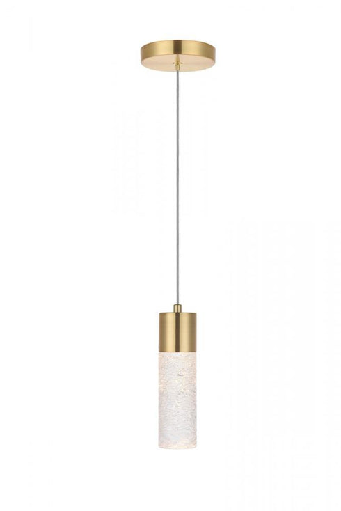 Elegant Lighting Constellation 1 light in Gold LED Pendant Model: 5200D4G