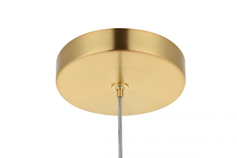 Elegant Lighting Constellation 1 light in Gold LED Pendant Model: 5200D4G