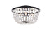 Elegant Lighting Cora 3 Light Flush Mount Model: 1109F13BR
