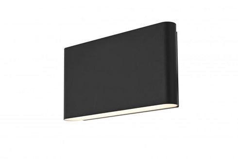 Elegant Lighting Corbin 6 inch Outdoor Wall Sconce in Black Model: OD509W6BK