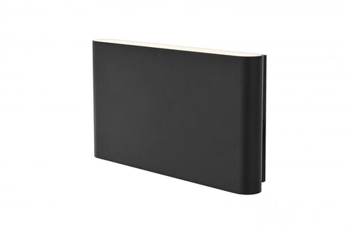 Elegant Lighting Corbin 6 inch Outdoor Wall Sconce in Black Model: OD509W6BK
