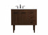 Elegant Lighting Cyrus 36 Inch Single Bathroom Vanity in Teak Model: VF48036MTK