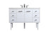 Elegant Lighting Cyrus 48 Inch Single Bathroom Vanity in Teak Model: VF48048MTK