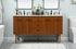 Elegant Lighting Cyrus 60 Inch Single Bathroom Vanity in Teak Model: VF48060DMTK