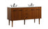 Elegant Lighting Cyrus 60 Inch Single Bathroom Vanity in Teak Model: VF48060DMTK