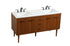 Elegant Lighting Cyrus 60 Inch Single Bathroom Vanity in Teak Model: VF48060DMTK
