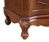 Elegant Lighting Danville 36 Inch Single Bathroom Vanity in Brown with Ivory White Engineered Marble in Teak Finish Model: VF10536BR-VW