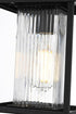 Elegant Lighting Dover 7 inch Outdoor Pendant in Black Model: OD302H11BK