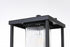 Elegant Lighting Dover 7 inch Outdoor Pendant in Black Model: OD302P15BK