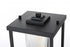 Elegant Lighting Dover 7 inch Outdoor Pendant in Black Model: OD302P15BK