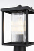 Elegant Lighting Dover 7 inch Outdoor Pendant in Black Model: OD302P15BK