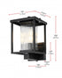 Elegant Lighting Dover 7 inch Outdoor Pendant in Black Model: OD302W12BK
