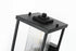 Elegant Lighting Dover 7 inch Outdoor Pendant in Black Model: OD302W12BK