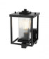 Elegant Lighting Dover 7 inch Outdoor Pendant in Black Model: OD302W12BK
