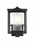 Elegant Lighting Dover 7 inch Outdoor Pendant in Black Model: OD302W12BK