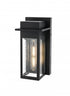 Elegant Lighting Dunton 7 inch Outdoor Pendant in Black Model: OD362W11BK