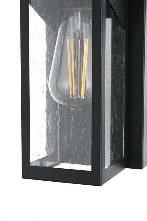 Elegant Lighting Dunton 7 inch Outdoor Pendant in Black Model: OD362W11BK