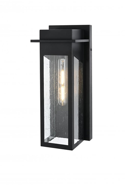 Elegant Lighting Dunton 7 inch Outdoor Pendant in Black Model: OD362W16BK