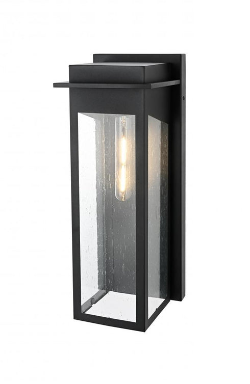 Elegant Lighting Dunton 7 inch Outdoor Pendant in Black Model: OD362W19BK