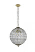 Elegant Lighting Earlene 3 light 16 inch antique bronze pendant Model: LD5026
