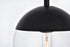 Elegant Lighting Eclipse 1 Light Black plug in pendant With Clear Glass in Black and Clear Finish Model: LDPG6027BK