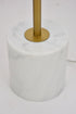 Elegant Lighting Eclipse 2 Lights Brass Floor Lamp With Frosted White Glass in Brass and Frosted White Finish Model: LD6114BR