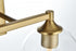 Elegant Lighting Eero 16 inch Wall Sconce in Satin Gold in Satin Gold and Clear Finish Model: LD7308W16SG