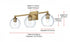Elegant Lighting Eero 25 inch Wall Sconce in Satin Gold in Satin Gold and Clear Finish Model: LD7308W25SG