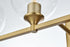 Elegant Lighting Eero 33 inch Wall Sconce in Satin Gold in Satin Gold and Clear Finish Model: LD7308W33SG