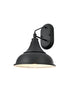 Elegant Lighting Elian 1 Light Wall Sconce W11 Inch xH13.5 Inch xE12 Inch in Black Model: OD804W14BK