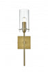 Elegant Lighting Elsreth 4.5 inch Wall Sconce Clear Shade in Chrome in Chrome and Clear Finish Model: LD2361C