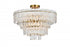 Elegant Lighting Emilia 25 inch Flush Mount in Chrome in Chrome and Clear Finish Model: 1780F25C
