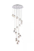 Elegant Lighting Eren 18 lights in Black pendant Model: 3505D20BK