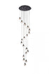 Elegant Lighting Eren 18 lights in Black pendant Model: 3505D20BK